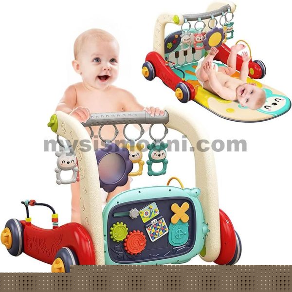 واکر و تشک بازی پیانویی 3 کاره طرح جغد موزیکال کد 6655 ویوا کیدز  viva kids ویواکیدز